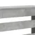 Produktbild 6 för Elementskydd betonggrå 104x20x82 cm konstruerat trä
