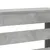 Produktbild 7 för Elementskydd betonggrå 205x21,5x83,5 cm konstruerat trä