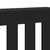 Produktbild 6 för Elementskydd svart 78x20x82 cm konstruerat trä