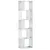 Produktbild 2 för Bokhylla 5 hyllplan vit 45x23,5x162,5 cm konstruerat trä