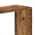 Produktbild 6 för Bokhylla 5 hyllplan åldrat trä 45x23,5x162,5 cm konstruerat trä