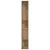 Produktbild 4 för Bokhylla 5 hyllplan ek 45x23,5x162,5 cm konstruerat trä