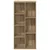 Produktbild 4 för Bokhylla ek 50x25x105 cm konstruerat trä