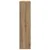 Produktbild 5 för Bokhylla ek 50x25x105 cm konstruerat trä