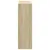 Produktbild 5 för Bokhylla sonoma-ek 102x32x102 cm konstruerat trä