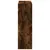 Produktbild 5 för Bokhylla rökfärgad ek 102x32x102 cm konstruerat trä