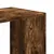 Produktbild 7 för Bokhylla rökfärgad ek 102x32x102 cm konstruerat trä
