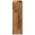 Produktbild 5 för Bokhylla åldrat trä 102x32x102 cm konstruerat trä