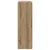 Produktbild 5 för Bokhylla ek 102x32x102 cm konstruerat trä