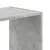 Produktbild 7 för Bokhylla betonggrå 68,5x32x68,5 cm konstruerat trä