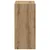 Produktbild 5 för Bokhylla ek 68,5x32x68,5 cm konstruerat trä