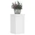 Produktbild 3 för Växtställ 2 st vit 10x10x18 cm konstruerat trä