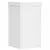 Produktbild 4 för Växtställ 2 st vit 10x10x18 cm konstruerat trä