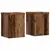 Produktbild 2 för Växtställ 2 st åldrat trä 15x15x20 cm konstruerat trä