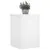 Produktbild 3 för Växtställ 2 st vit 25x25x35 cm konstruerat trä