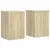 Produktbild 2 för Växtställ 2 st sonoma ek 25x25x35 cm konstruerat trä