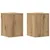 Produktbild 2 för Växtställ 2 st ek 25x25x35 cm konstruerat trä