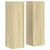 Produktbild 2 för Växtställ 2 st sonoma ek 25x25x80 cm konstruerat trä