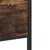Produktbild 8 för Sängram utan madrass metall rökfärgad ek 80x200 cm