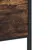 Produktbild 8 för Sängram utan madrass metall rökfärgad ek 90x190 cm