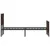 Produktbild 6 för Sängram utan madrass metall rökfärgad ek 120x190 cm