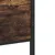 Produktbild 8 för Sängram utan madrass metall rökfärgad ek 120x200 cm