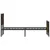 Produktbild 6 för Sängram med huvudgavel & fotgavel rökfärgad ek metall 137x190cm