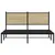 Produktbild 5 för Sängram med huvudgavel metall sonoma-ek 137x190 cm