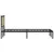 Produktbild 6 för Sängram med huvudgavel metall sonoma-ek 137x190 cm