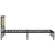 Produktbild 6 för Sängram utan madrass metall sonoma-ek 140x190 cm