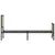 Produktbild 6 för Sängram utan madrass metall sonoma-ek 75x190 cm