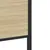 Produktbild 8 för Sängram utan madrass metall sonoma-ek 75x190 cm