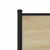 Produktbild 9 för Sängram utan madrass metall sonoma-ek 107x203 cm