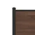 Produktbild 9 för Sängram utan madrass metall brun ek 80x200 cm