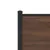 Produktbild 9 för Sängram utan madrass metall brun ek 90x200 cm