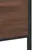 Produktbild 8 för Sängram utan madrass metall brun ek 100x190 cm