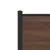 Produktbild 9 för Sängram utan madrass metall brun ek 120x200 cm