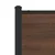 Produktbild 6 för Sänggavel brun ek 80 cm konstruerat trä och stål