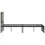 Produktbild 6 för Sängram utan madrass metall sonoma-ek 140x190 cm