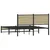 Produktbild 7 för Sängram utan madrass metall sonoma-ek 140x200 cm