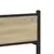Produktbild 8 för Sängram utan madrass metall sonoma-ek 80x200 cm