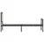 Produktbild 6 för Sängram utan madrass metall sonoma-ek 90x200 cm