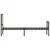 Produktbild 6 för Sängram utan madrass metall sonoma-ek 100x200 cm