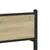 Produktbild 8 för Sängram utan madrass metall sonoma-ek 100x200 cm