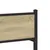 Produktbild 8 för Sängram utan madrass metall sonoma-ek 120x190 cm