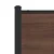 Produktbild 9 för Sängram utan madrass metall brun ek 100x190 cm