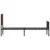 Produktbild 6 för Sängram utan madrass metall brun ek 90x190 cm
