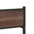 Produktbild 8 för Sängram utan madrass metall brun ek 90x190 cm