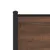 Produktbild 9 för Sängram utan madrass metall brun ek 90x190 cm