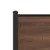 Produktbild 9 för Sängram utan madrass metall brun ek 90x200 cm